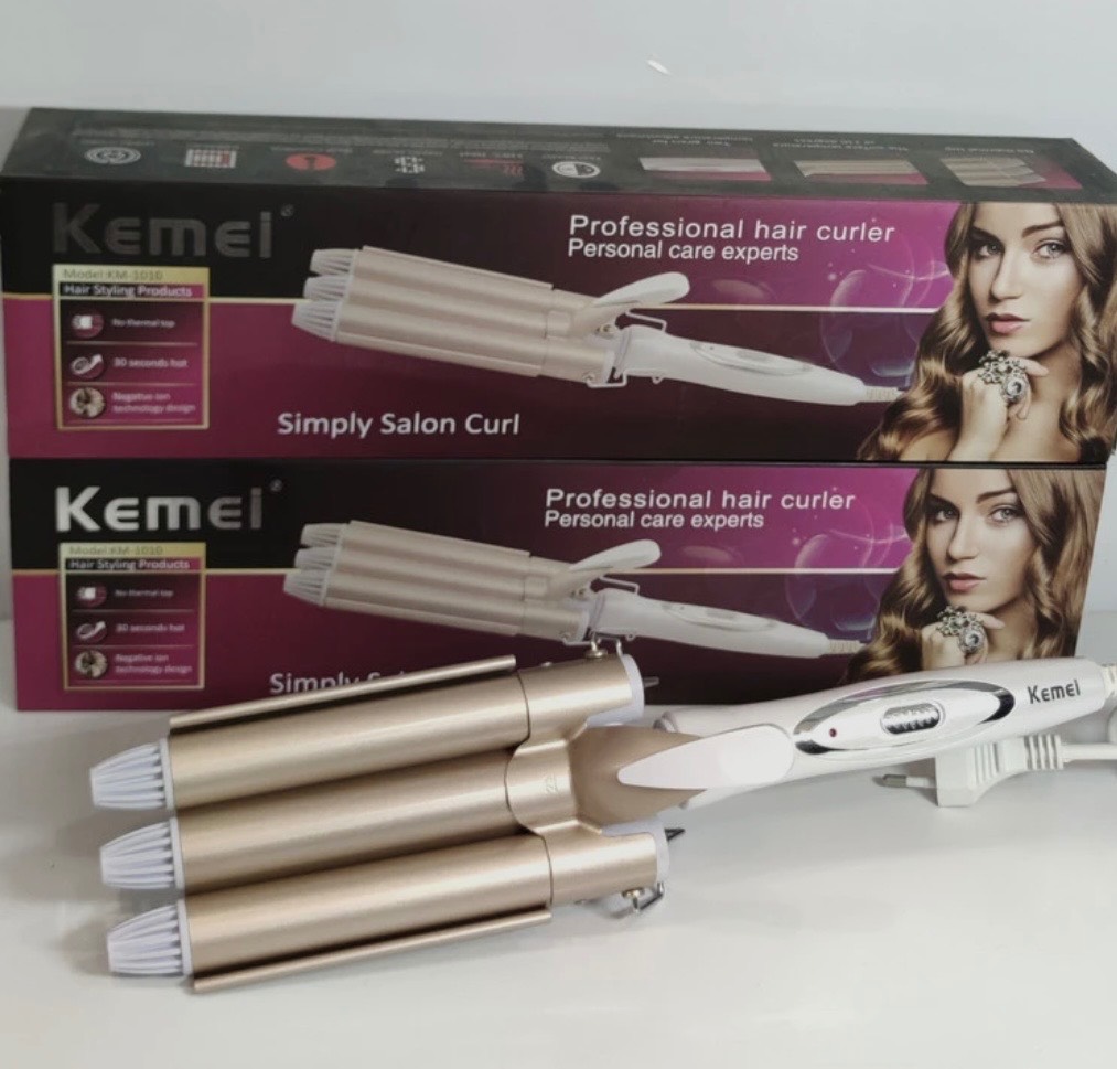فر کننده مو کیمی km-1010 سه لول