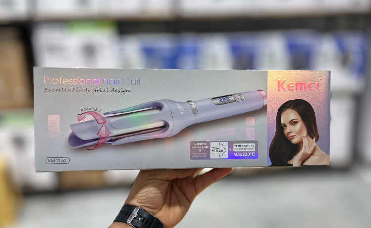 فر کننده و حالت دهنده مو کیمی km-2063 سایز۳۲