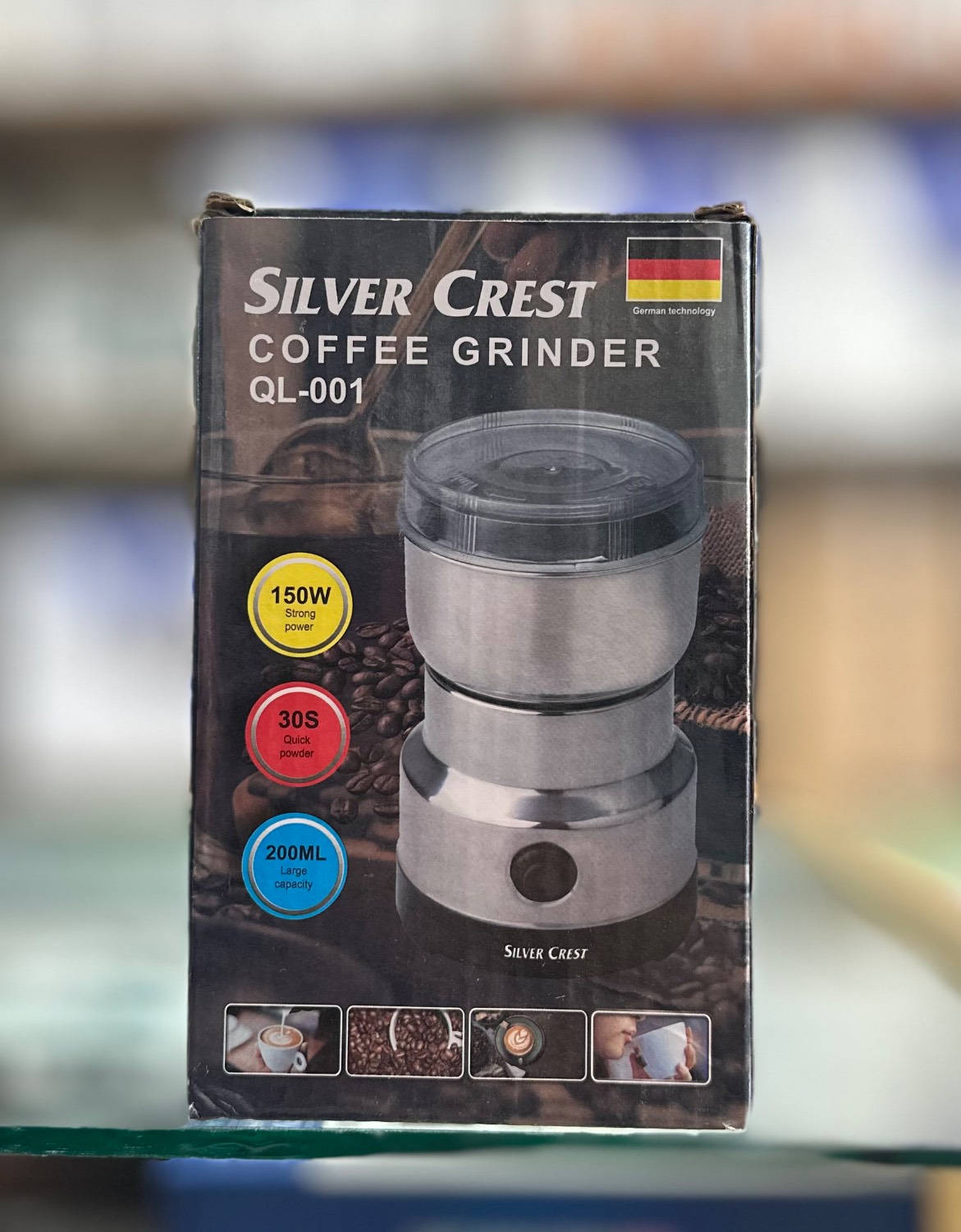 آسیاب سیلور کرست 150 وات مدل QL-001