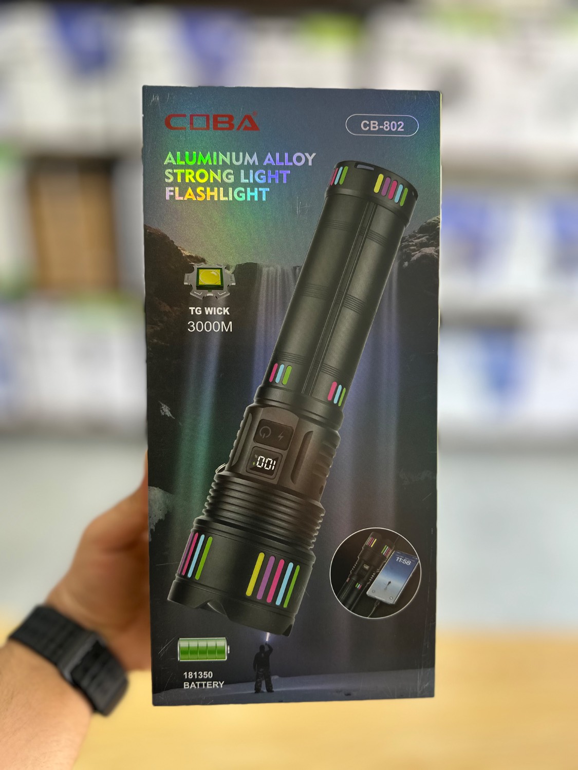 چراغ قوه کوبا مدل CB-802